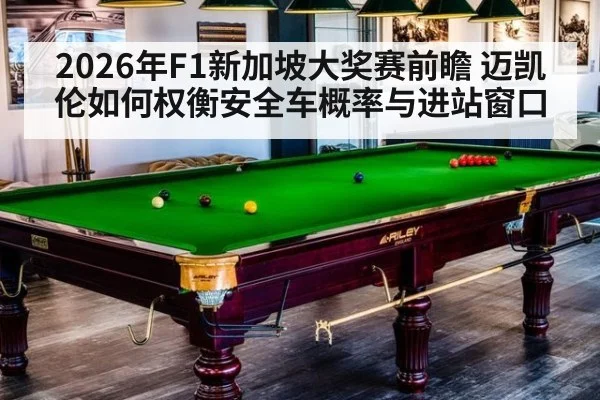 2026年F1新加坡大奖赛前瞻 迈凯伦如何权衡安全车概率与进站窗口